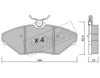 fri.tech. 904.0 Brake Pad Set, disc brake